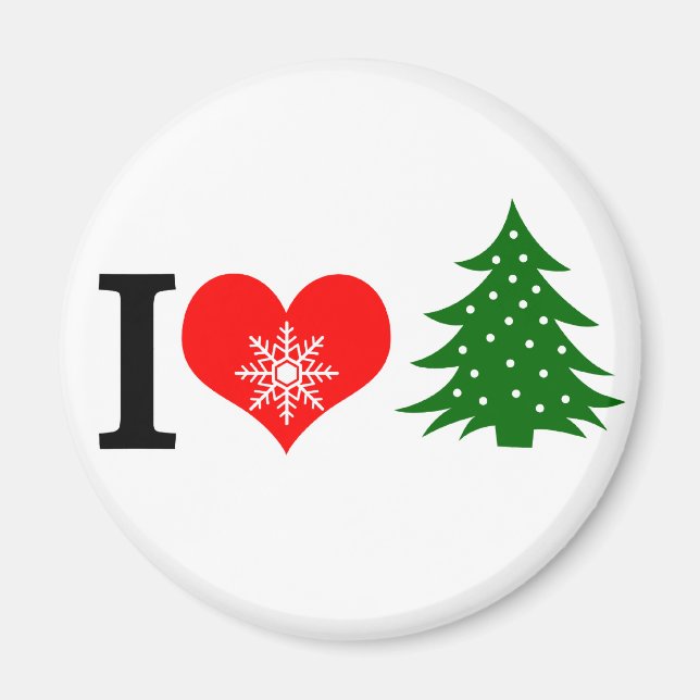 Íman Eu amo o Natal (Frente)