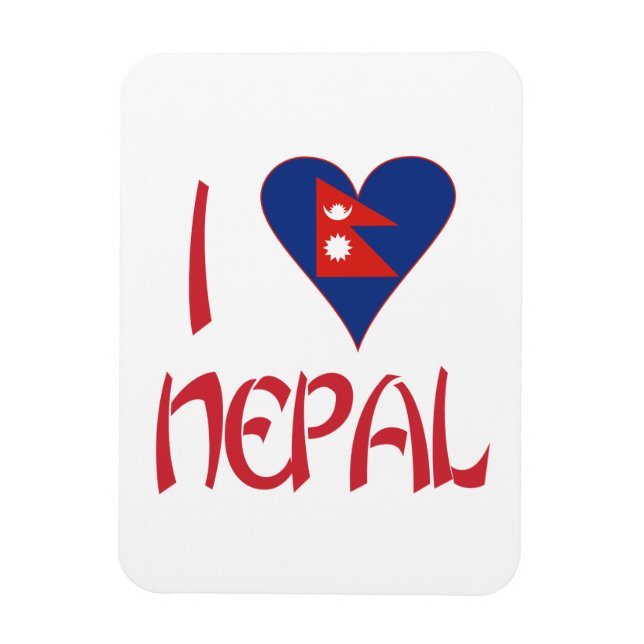Íman Eu amo o Nepal (Vertical)