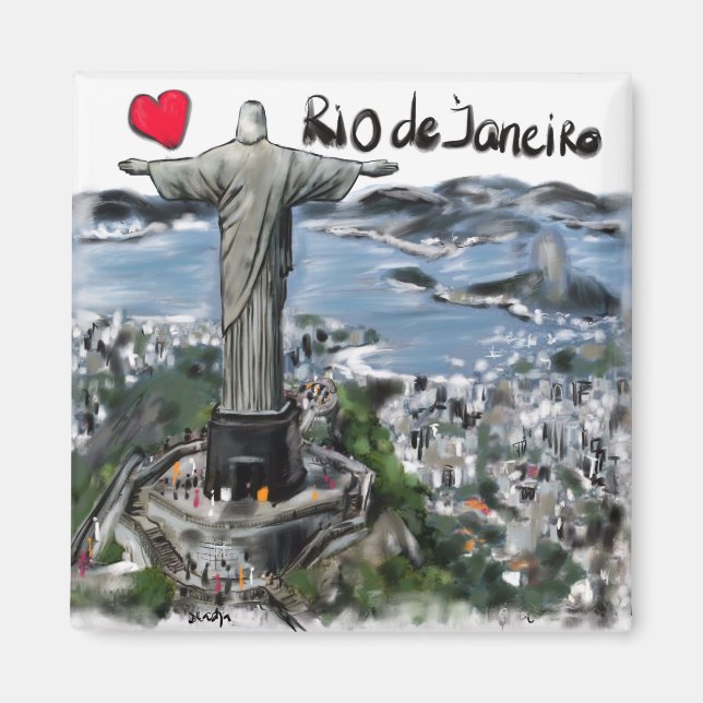 Íman Eu amo o Rio de Janeiro (Frente)