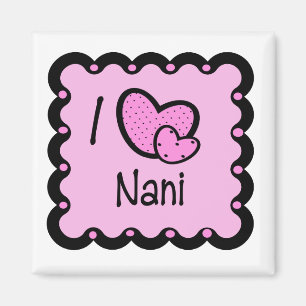 Íman Eu amo o t-shirt bonito de Nani