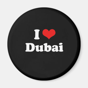 Íman Eu amo o Tshirt de Dubai