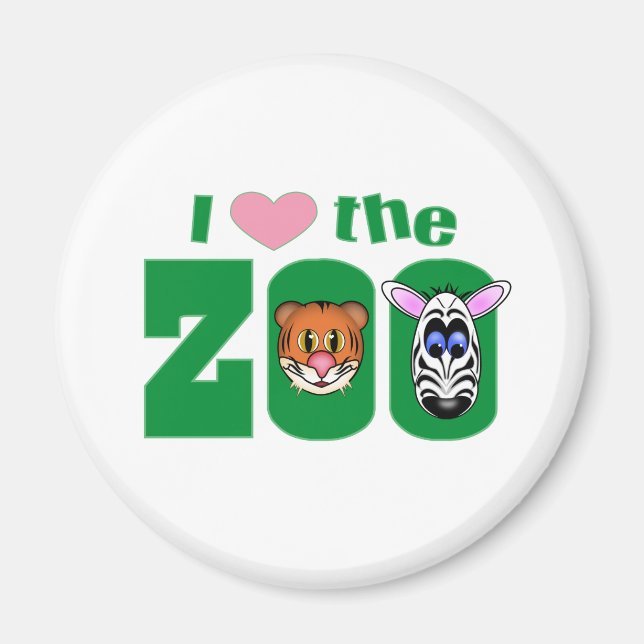 Íman Eu amo o ZOO (Frente)