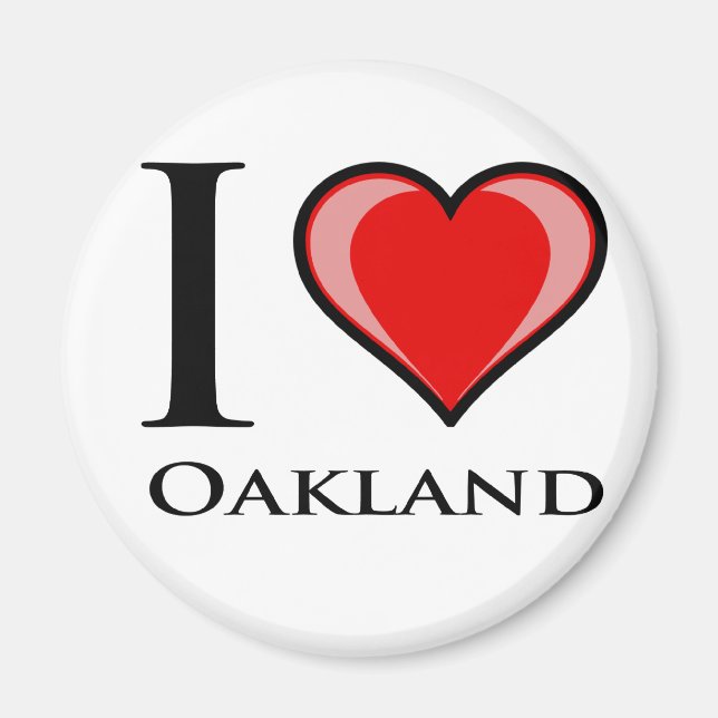 Íman Eu Amo Oakland (Frente)