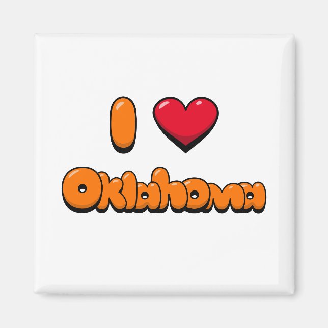 Íman Eu Amo Oklahoma (Frente)