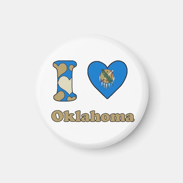 Íman Eu amo Oklahoma (Frente)
