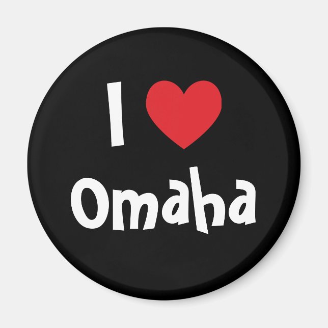 Íman Eu Amo Omaha (Frente)