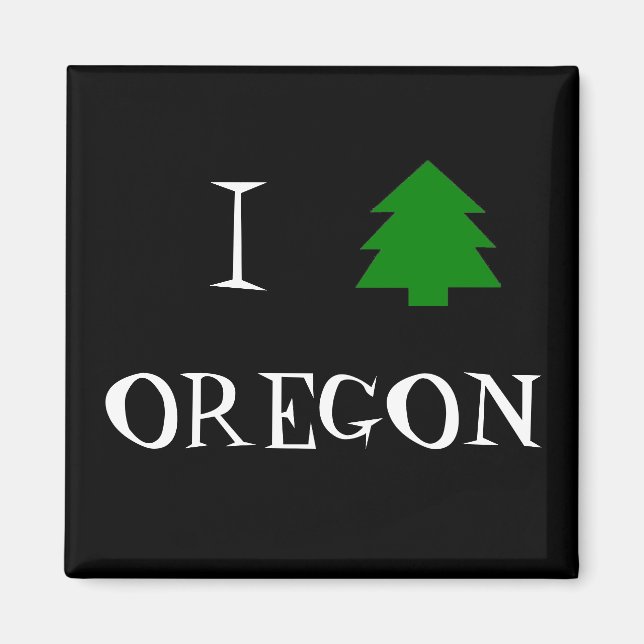 Íman Eu amo Oregon (Frente)