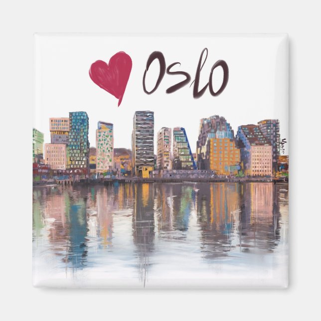 Íman Eu amo Oslo (Frente)