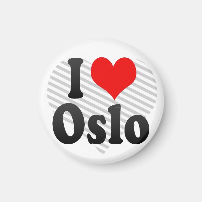 Íman Eu amo Oslo, Noruega (Frente)