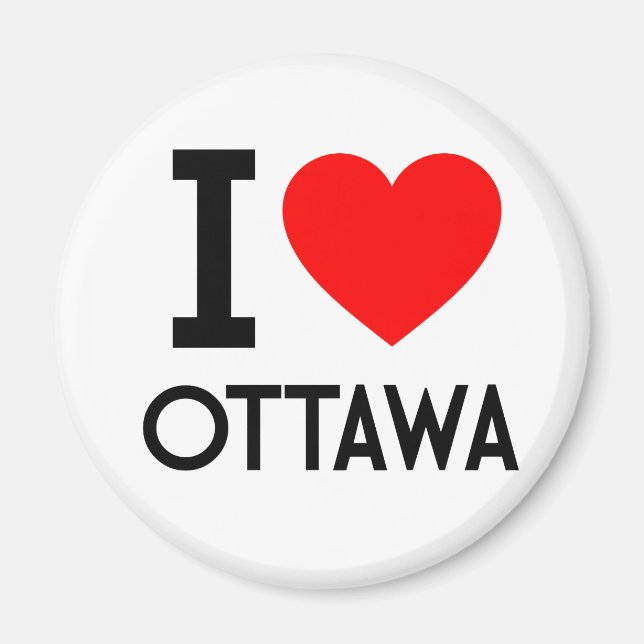 Íman Eu Amo Ottawa (Frente)