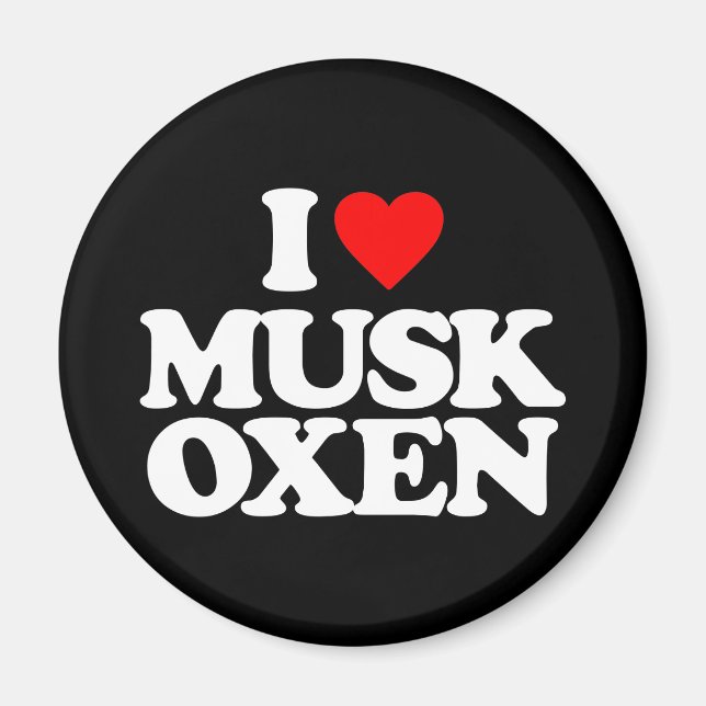 ÍMAN EU AMO ÓXEN DE MUSK (Frente)