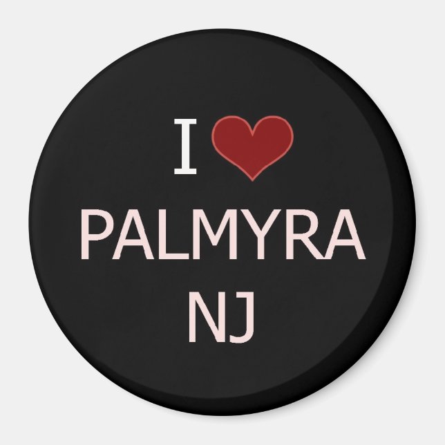 Íman Eu Amo Palmyra, NJ (Frente)