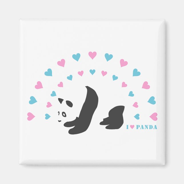 Íman Eu Amo Panda (Frente)