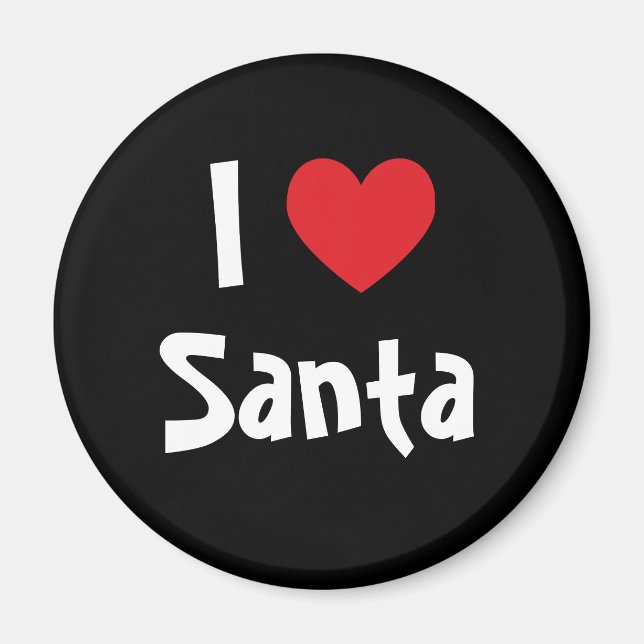 Íman Eu Amo Papai Noel (Frente)