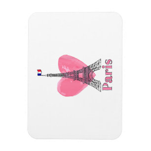 Íman Eu Amo Paris Torre Eiffel França Presente