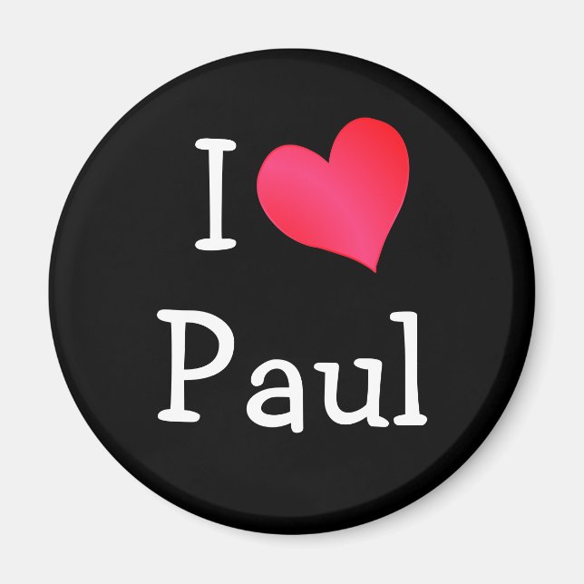 Íman Eu amo Paul (Frente)