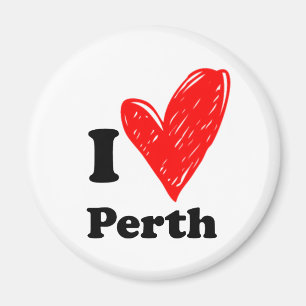 Íman Eu Amo Perth Magnet