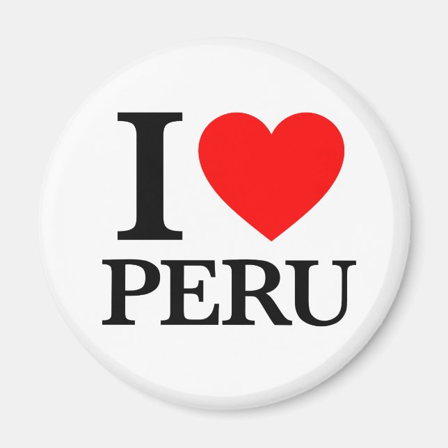 Íman Eu amo Peru (Frente)