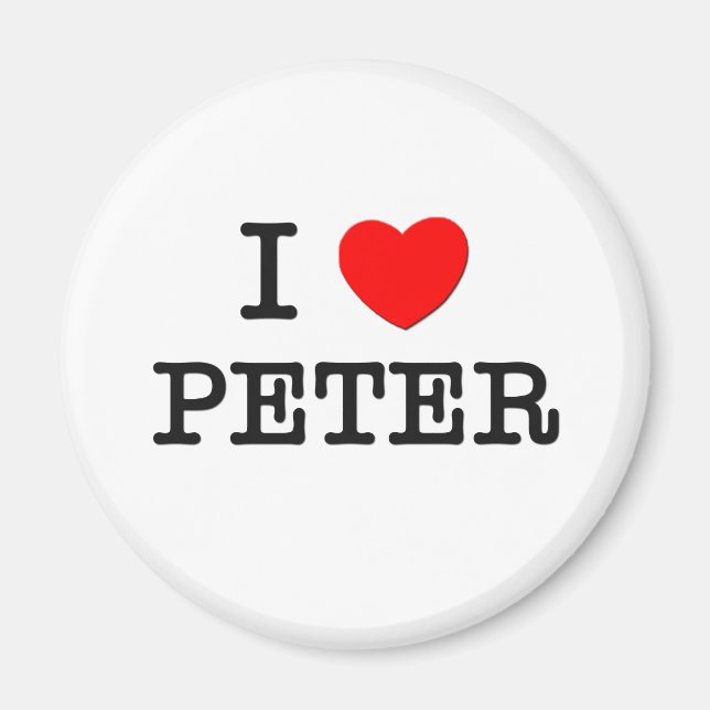 Íman Eu Amo Peter (Frente)