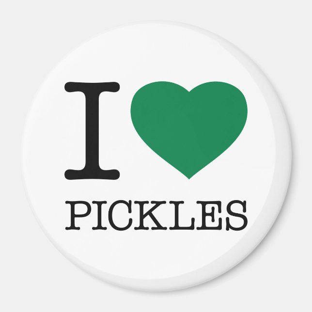 ÍMAN EU AMO PICKLES (Frente)