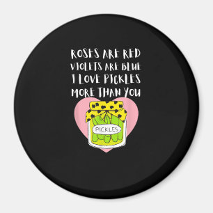 Íman Eu Amo Picles Mais Do Que Você Estilo de Presente