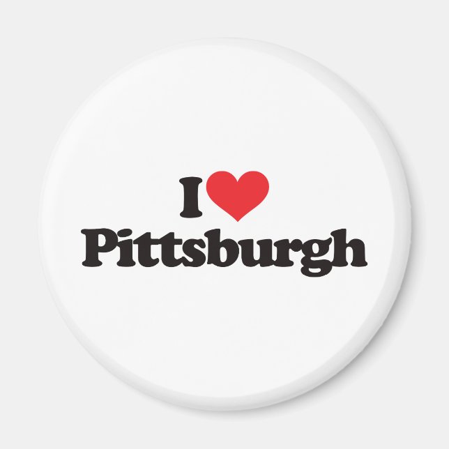 Íman Eu Amo Pittsburgh (Frente)