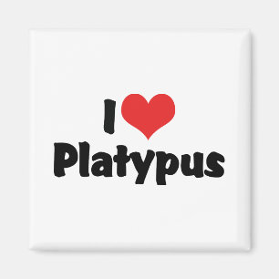 Íman Eu Amo Playpus Do Coração
