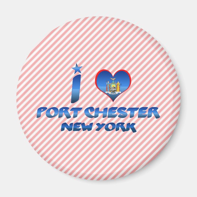 Íman Eu amo Port Chester, Nova Iorque (Frente)