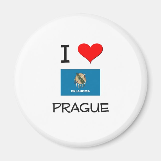 Íman Eu Amo Praga Oklahoma (Frente)