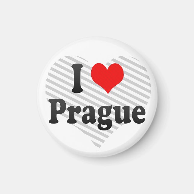 Íman Eu Amo Praga, República Tcheca (Frente)