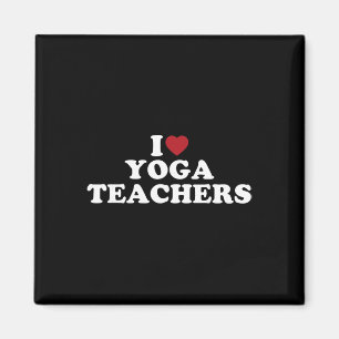 Íman Eu Amo Professores de Yoga, Eu Adoro Professores d