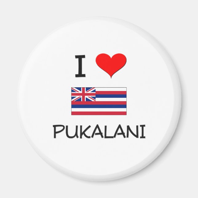 Íman Eu Amo PUKALANI Hawaii (Frente)