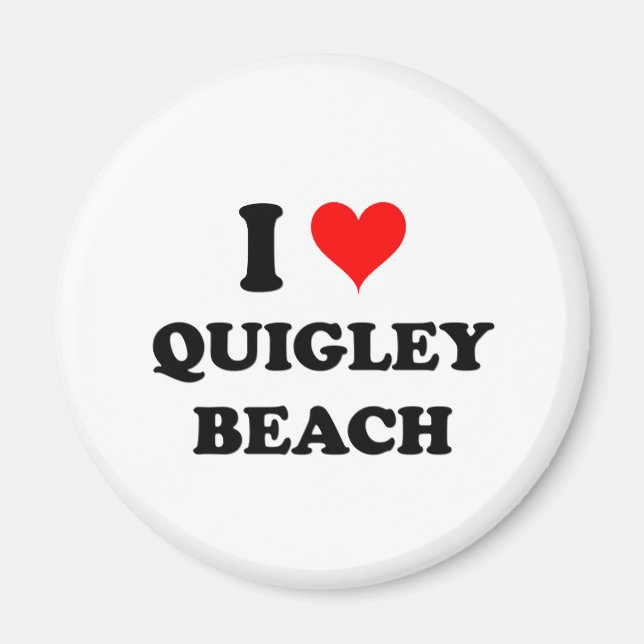 Íman Eu Amo Quigley Beach Connecticut (Frente)