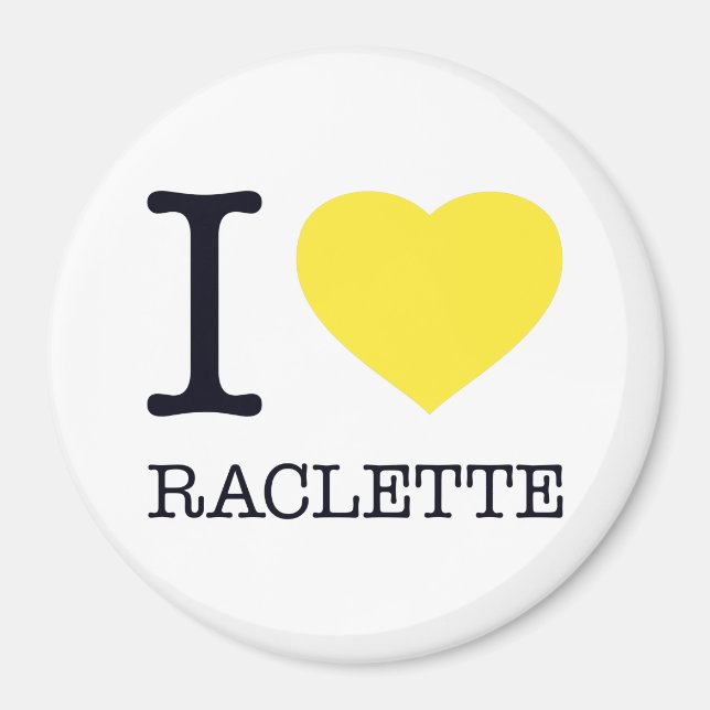 ÍMAN EU AMO RACLETTE (Frente)