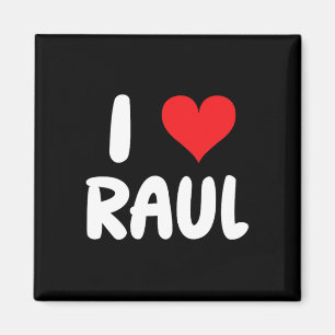 Íman Eu Amo Raul - Coração - Nome
