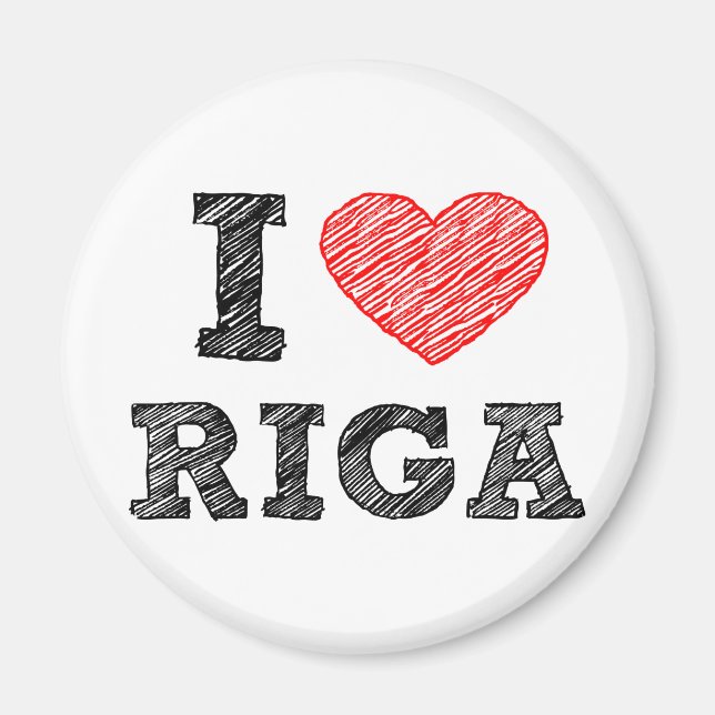 Íman Eu Amo Riga (Frente)