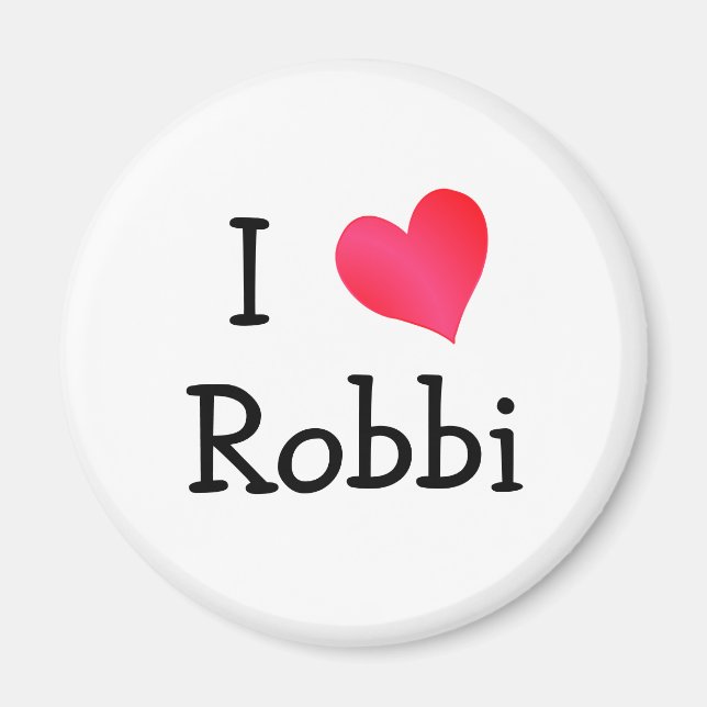 Íman Eu Amo Robbi (Frente)