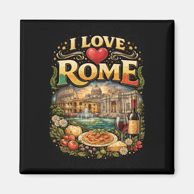 Íman Eu Amo Roma (Frente)