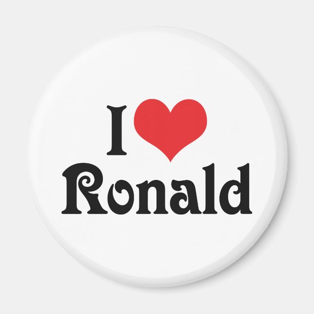 Íman Eu Amo Ronald (Frente)
