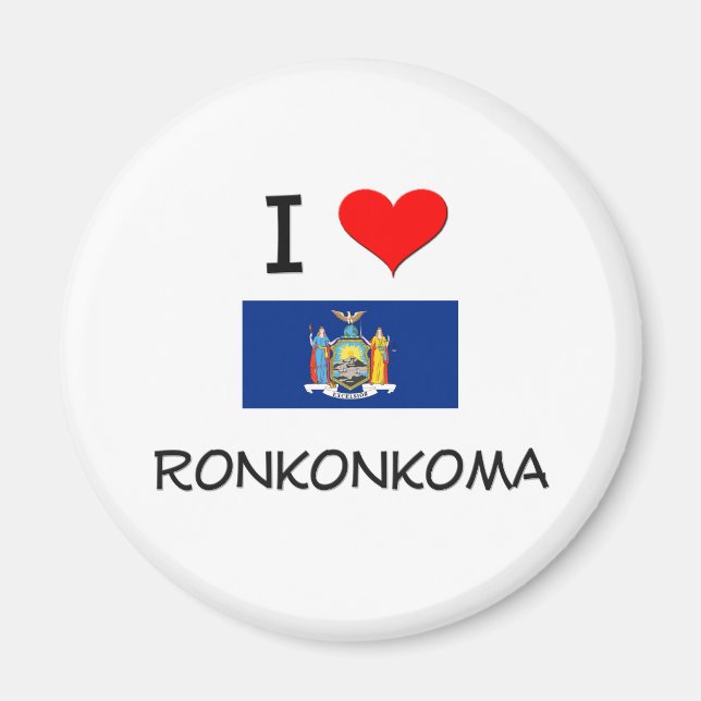 Íman Eu amo Ronkonkoma Nova York (Frente)