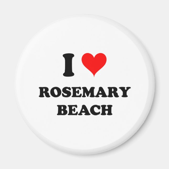 Íman Eu amo Rosemary Beach Florida (Frente)