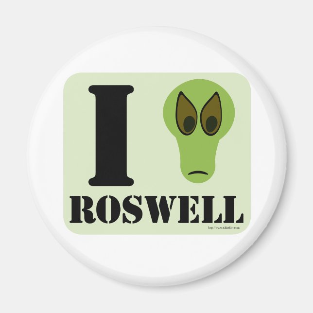 Íman Eu amo Roswell (Frente)