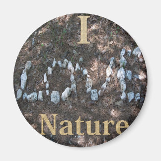 Íman Eu Amo Roupas e Presentes da Natureza