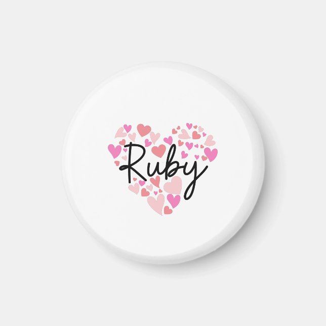 Íman Eu amo Ruby (Frente)