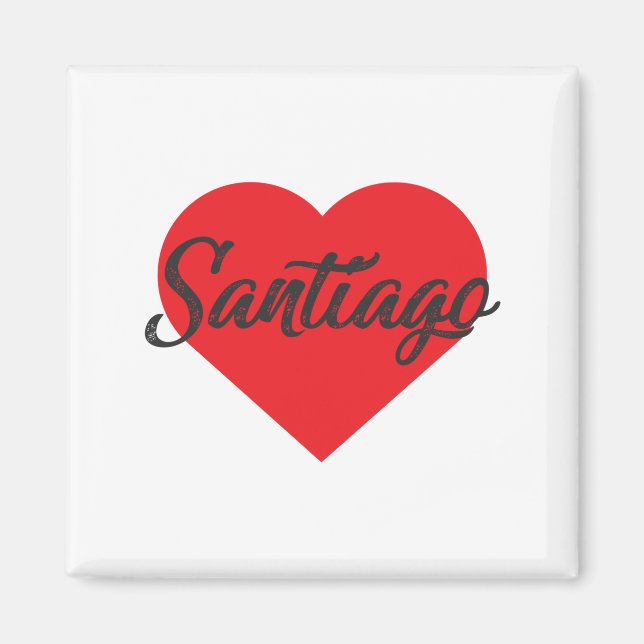 Íman Eu Amo Santiago - Chile (Frente)