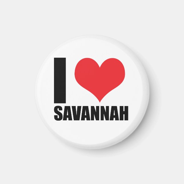 Íman Eu amo Savannah (Frente)