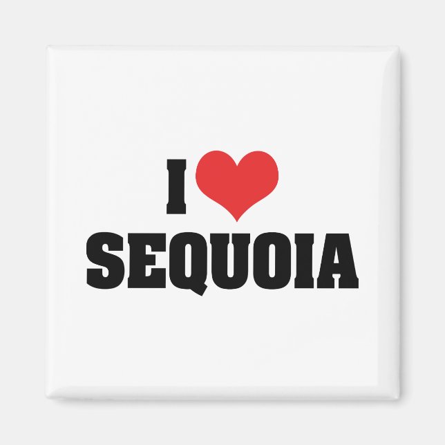 Íman Eu Amo Sequoia (Frente)
