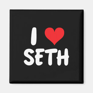 Íman Eu Amo Seth - Coração - Nome
