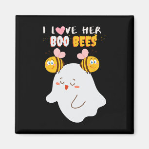 Íman Eu Amo Seu Boo Bebês Dia de as Bruxas engraçado Ca