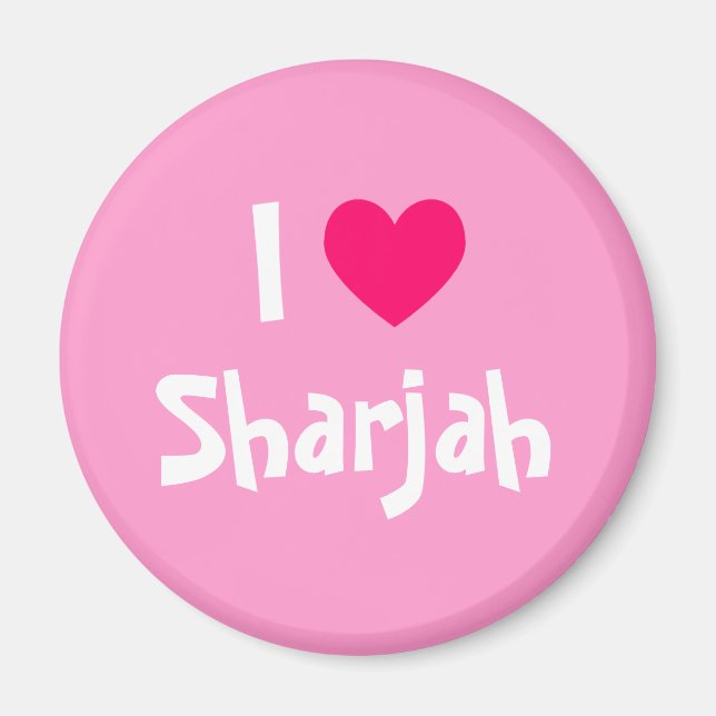 Íman Eu Amo Sharjah (Frente)